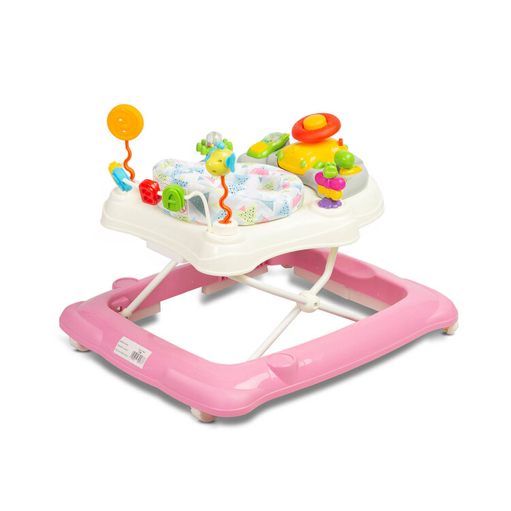 Premergator cu scaun rotativ 360° maxim 12 Kg Toyz STEPP Roz