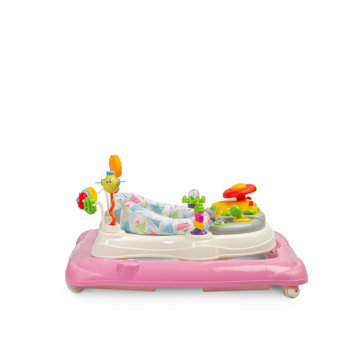 Premergator cu scaun rotativ 360° maxim 12 Kg Toyz STEPP Roz