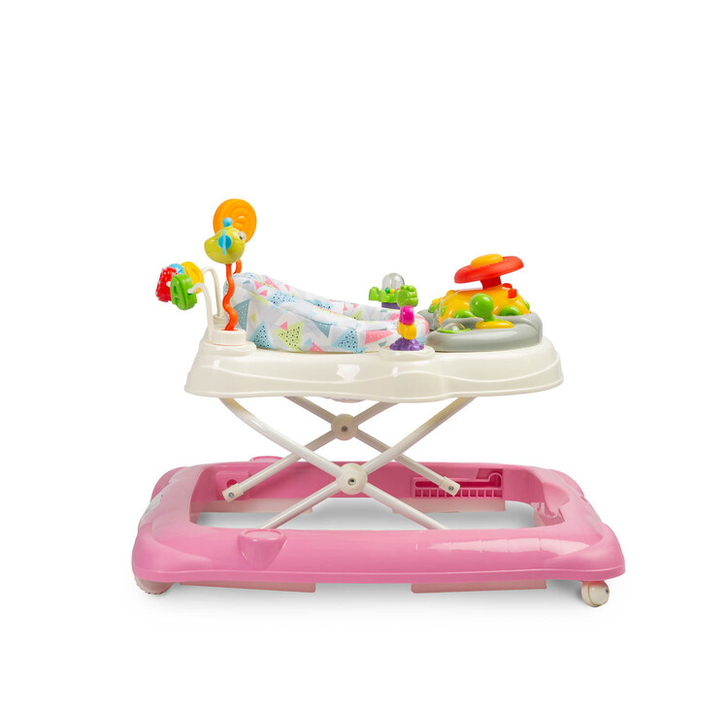 Premergator cu scaun rotativ 360° maxim 12 Kg Toyz STEPP Roz