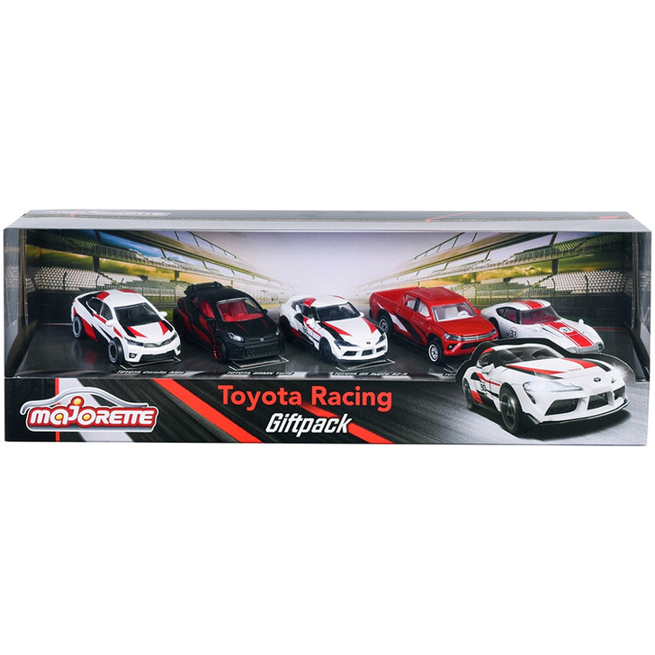 Set Majorette Toyota Racing cu 5 masinute