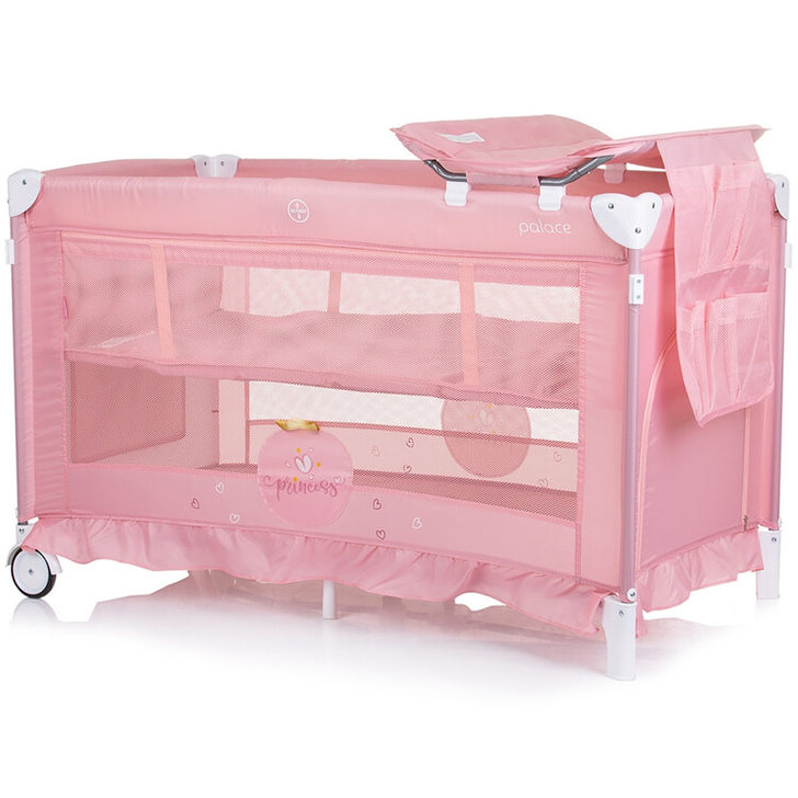 Patut pliabil Chipolino Palace Princess pink