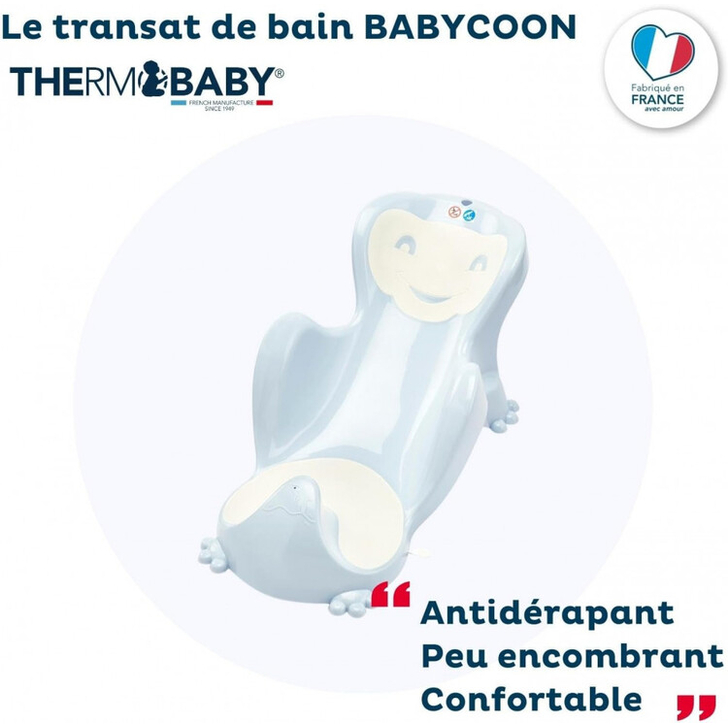 Hamac de baie BABYCOON Thermobaby BABY BLUE