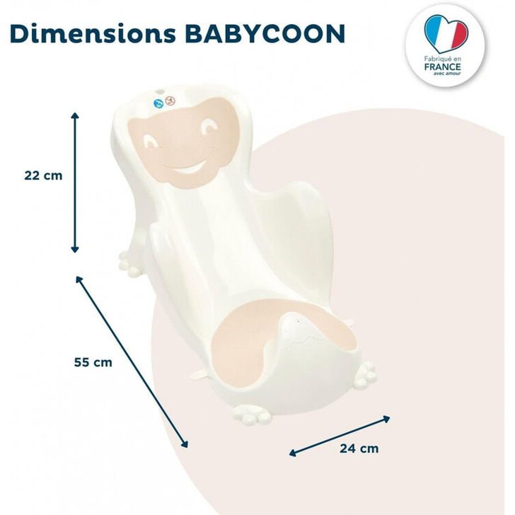 Hamac de baie BABYCOON Thermobaby MARRON GLACE