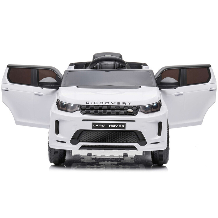 Masinuta electrica Chipolino SUV Land Rover Discovery cu scaun din piele si roti EVA white